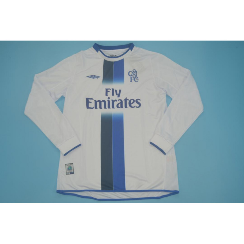 Chelsea Retro Visitante Manga Larga 03-05 Chelsea Retro Visitante Manga Larga 03-05
